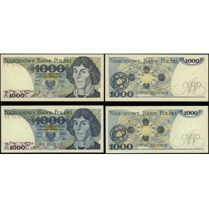 Polska, zestaw: 2 x 1.000 złotych, 1.06.1982