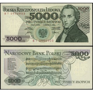 Poland, 5,000 zloty, 1.06.1986