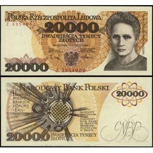 Polska, 20.000 złotych, 1.02.1989