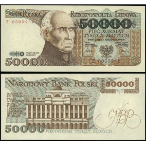 Polsko, 50 000 PLN, 1.12.1989