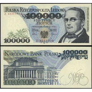 Polska, 100.000 złotych, 1.02.1990