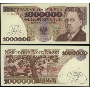 Polska, 1.000.000 złotych, 15.02.1991