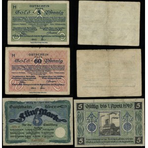 Silesia, set of 3 banknotes