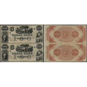 Stany Zjednoczone Ameryki (USA), 2 x 100 dolarów (nierozcięte), 18...(lata 50'), Nowy Orlean