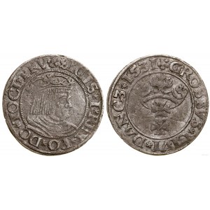 Polsko, penny, 1531, Gdaňsk