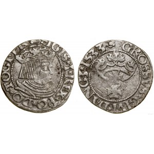 Polsko, penny, 1533, Gdaňsk