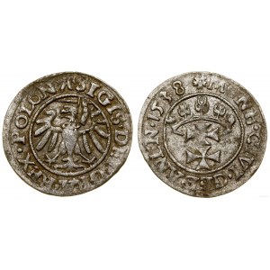 Poľsko, šiling, 1538, Gdansk
