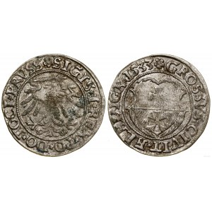 Polen, Pfennig, 1533, Elbląg