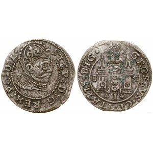 Polsko, penny, 1582, Riga
