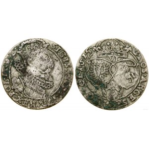 Polsko, šestipence, 1625, Krakov