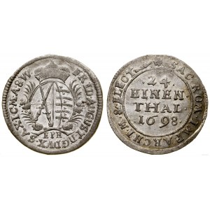 Poland, 1/24 thaler (penny), 1698 EPH, Leipzig