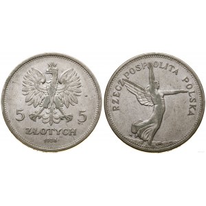 Polsko, 5 zlotých, 1928, Varšava