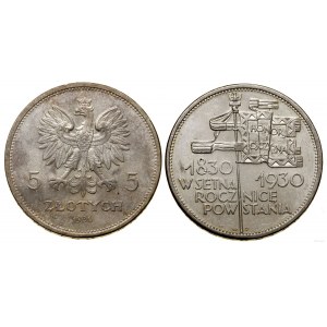 Polsko, 5 zlotých, 1930, Varšava