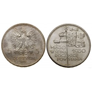 Poľsko, 5 zlotých, 1930, Varšava