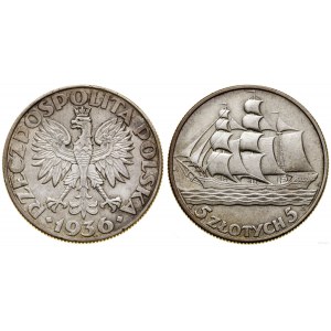 Polen, 5 Zloty, 1936, Warschau