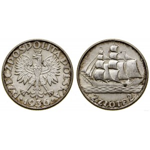 Poland, 2 zloty, 1936, Warsaw