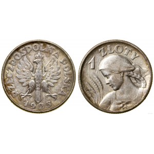Polska, 1 złoty, 1925, Londyn