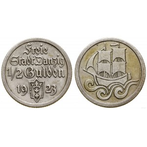 Polska, 1/2 guldena, 1923, Utrecht