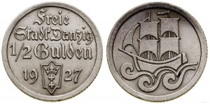 Poland, 1/2 guilder, 1927, Berlin