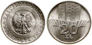 Poland, 20 gold, 1974, Warsaw