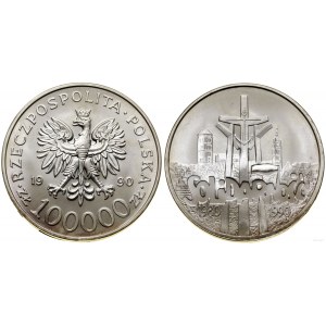 Polska, 100.000 złotych, 1990, USA