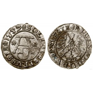Ducal Prussia (1525-1657), shilling, 1557, Königsberg
