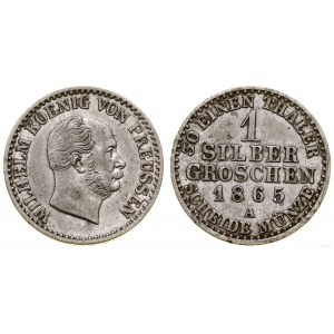 Niemcy, 1 grosz, 1865 A, Berlin