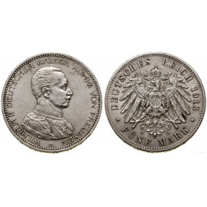Germany, 5 marks, 1913 A, Berlin