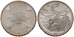 Switzerland, 20 francs, 1995 B, Bern