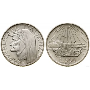 Itálie, 500 lir, 1965, Řím