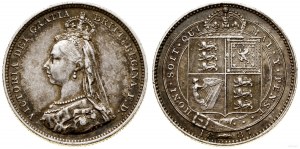 United Kingdom, shilling, 1887, London
