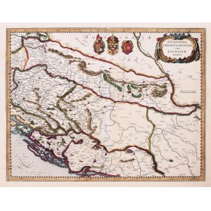 Gerard Mercator, Sclavonia, Chorvátsko, Bosnia cum Dalmatiae Parte