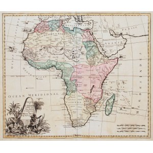 Johann Walch, Johann Martin Will, Charte de l'Afrique publiée par Jean Walch…