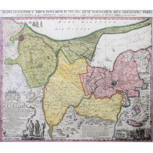 Johann Friedrich Endersch, Mappa geographica trium insularum in Prussia…