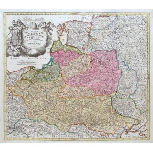Johann Baptist Homann, Regni Poloniae Magnique Ducat9 Lithuaniae…