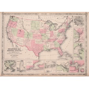 Alvin Jewett Johnson, Johnson's new military map of the United States…