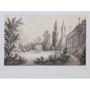 Friedrich Julius Tempeltey, Balliol College und Garten. Oxford.