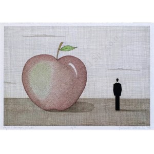 Joanna Wiszniewska-Domanska, Landscape with a red apple