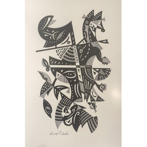 Alikhan Sandaal, Kandinskys schwarz-weiße Metamorphosen.... Ein Dialog der Wanderer