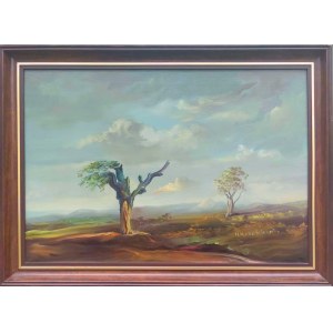 Henryk Kozakiewicz (1936-1985), Landschaft mit Bäumen