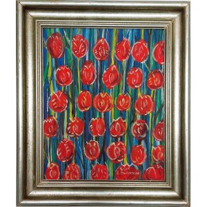 Edward Dwurnik (1943-2018), Tulips