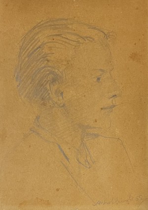Andrzej Wróblewski ( 1927 - 1957 ), Portret szlachcica, 1952