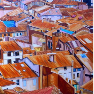 Joanna Jeżewska-Desperak ( 1969 ), Travel Notes - Summer in Moissac, 2022