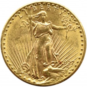 USA, Liberty Head, 20 dolarów 1927, Filadelfia