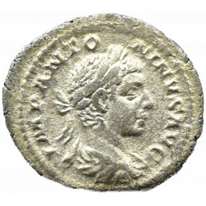 Römisches Reich, Elagabalus (Elagabalus 218-222 n. Chr.), Denar FIDES MILITUM