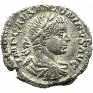 Cesarstwo Rzymskie, Elagabal (Elagabalus 218-222 n.e.), denar, MARS VICTOR