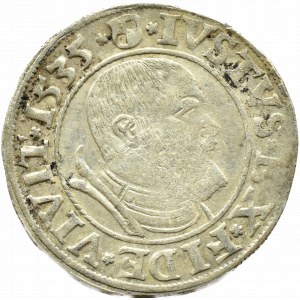 Ducal Prussia, Albrecht, Prussian penny 1535, Königsberg