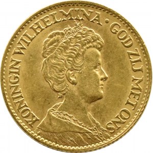 Niederlande, Wilhelmina, 10 Gulden 1912, Utrecht
