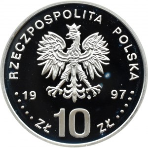 Poľsko, III RP, 10 zlotých 1997, Štefan Bátory - polovičná figúra, Varšava, UNC