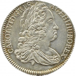Rakúsko, Karol VI., 1/4 toliara 1740, Hall, UNC